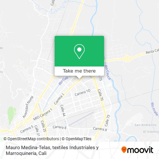 Mauro Medina-Telas, textiles Industriales y Marroquinería map