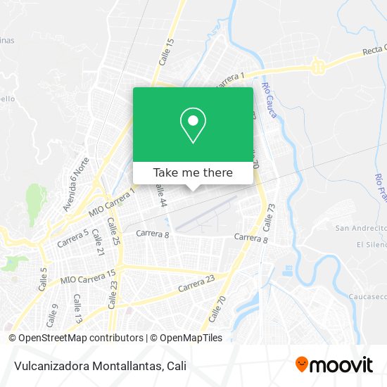 Mapa de Vulcanizadora Montallantas
