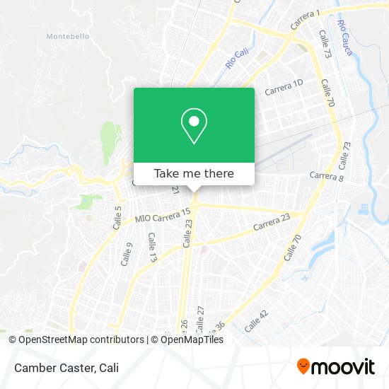 Mapa de Camber Caster