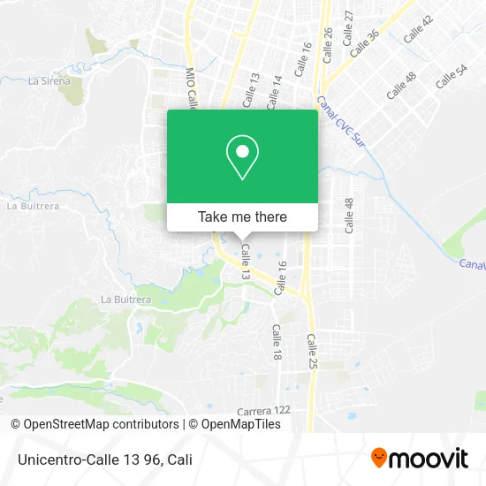 Unicentro-Calle 13 96 map