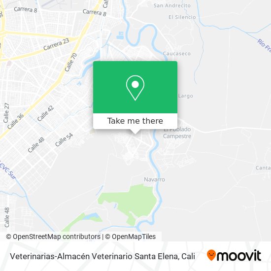 Veterinarias-Almacén Veterinario Santa Elena map