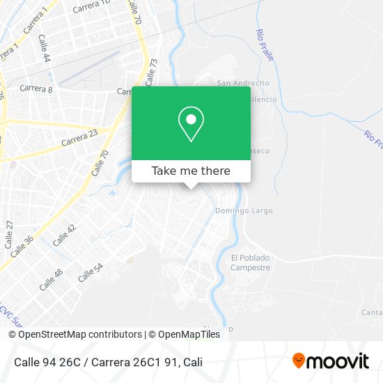 Calle 94 26C / Carrera 26C1 91 map