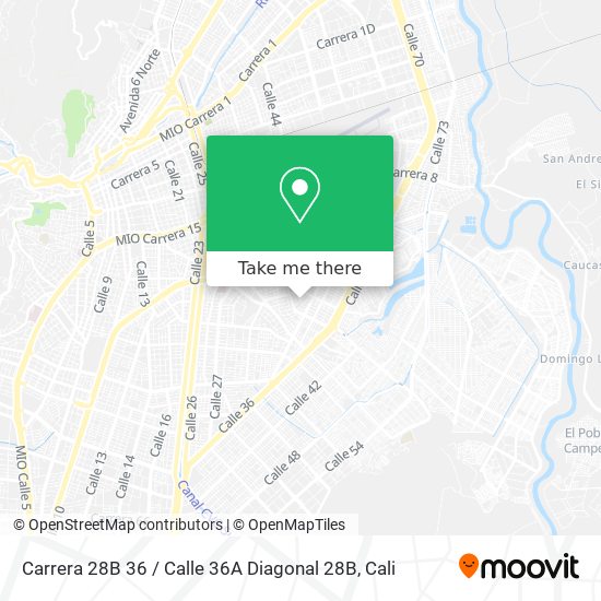 Carrera 28B 36 / Calle 36A Diagonal 28B map