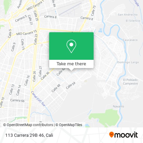 Mapa de 113 Carrera 29B 46