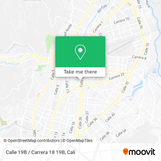 Calle 19B / Carrera 18 19B map