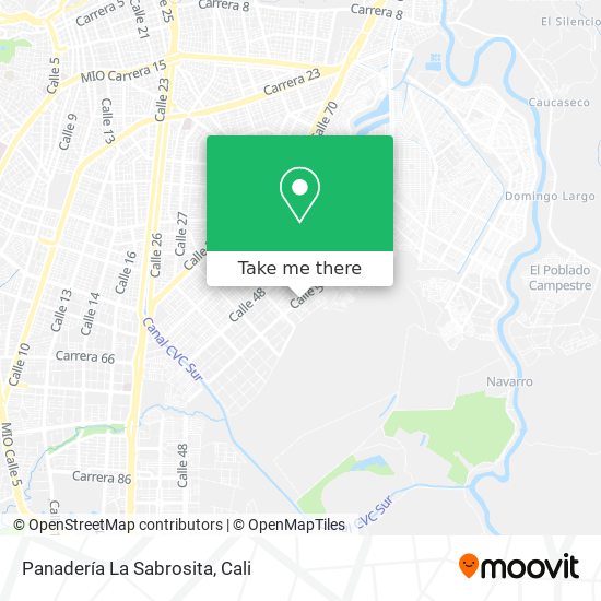 Mapa de Panadería La Sabrosita
