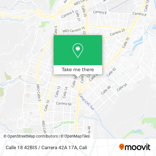 Calle 18 42BIS / Carrera 42A 17A map