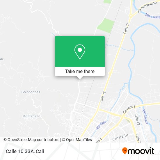 Mapa de Calle 10 33A
