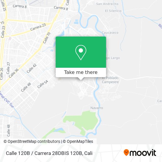 Calle 120B / Carrera 28DBIS 120B map