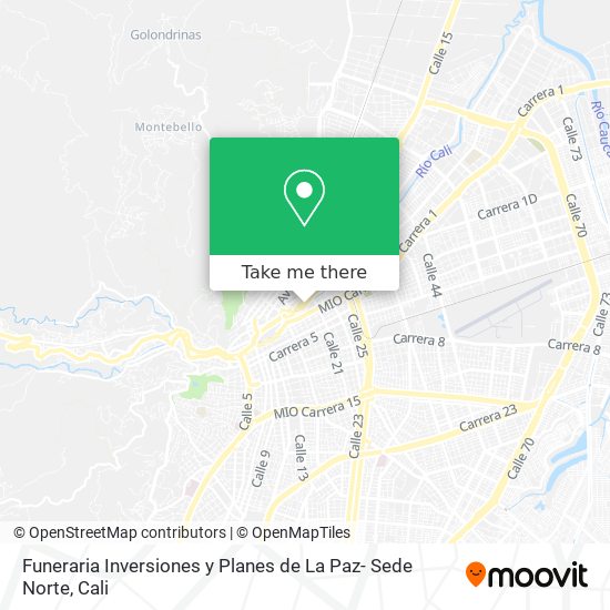 Funeraria Inversiones y Planes de La Paz- Sede Norte map