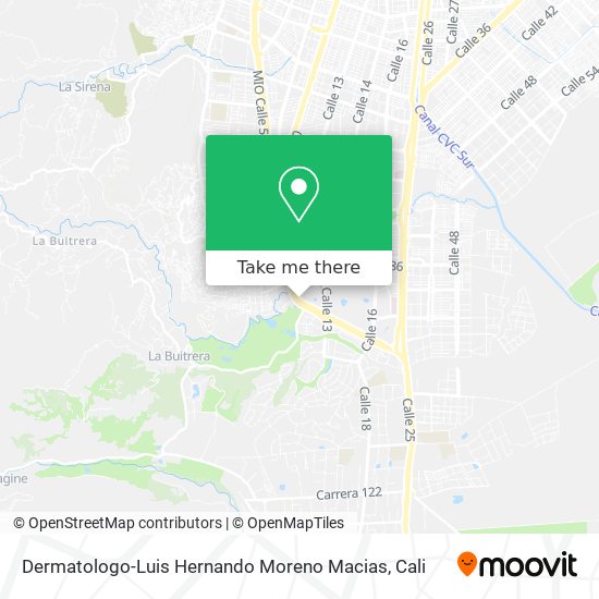 Mapa de Dermatologo-Luis Hernando Moreno Macias