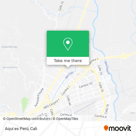 Aquí es Perú map