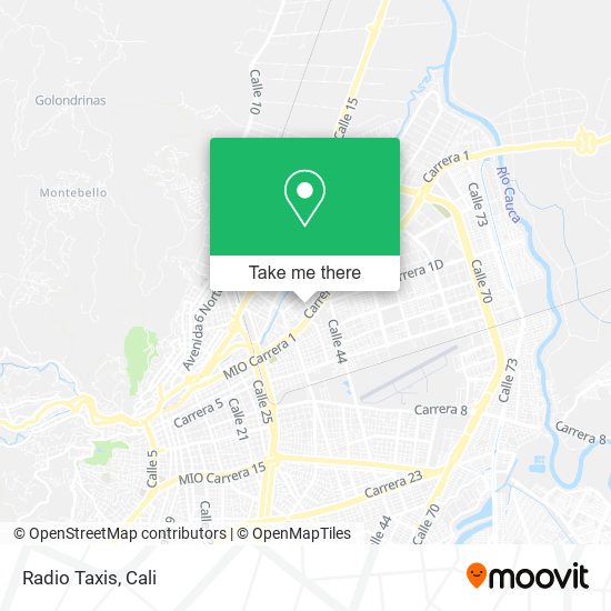 Radio Taxis map