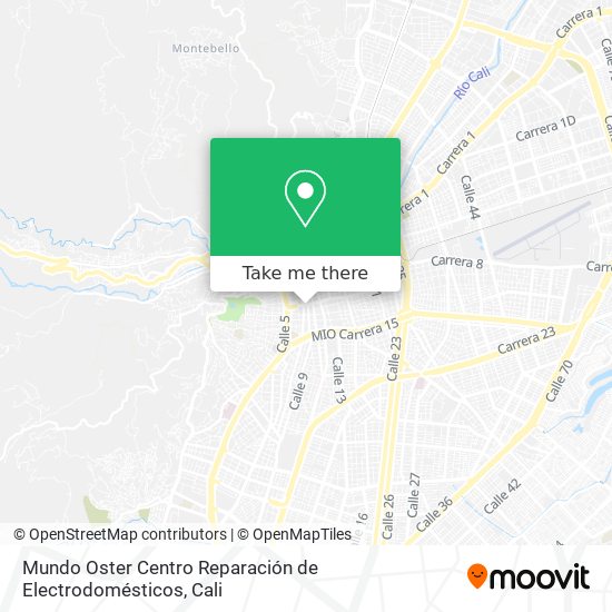 Mapa de Mundo Oster Centro Reparación de Electrodomésticos