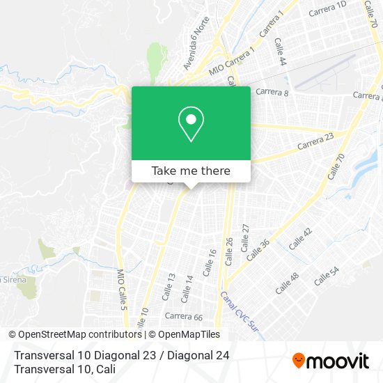 Transversal 10 Diagonal 23 / Diagonal 24 Transversal 10 map