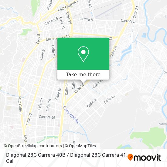 Mapa de Diagonal 28C Carrera 40B / Diagonal 28C Carrera 41