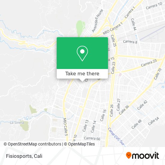 Mapa de Fisiosports