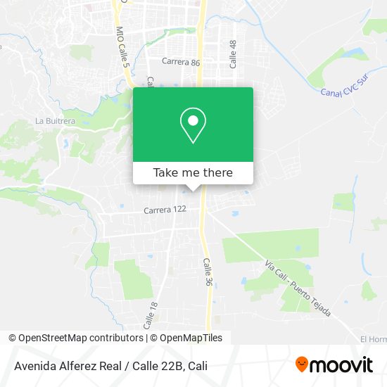 Avenida Alferez Real / Calle 22B map