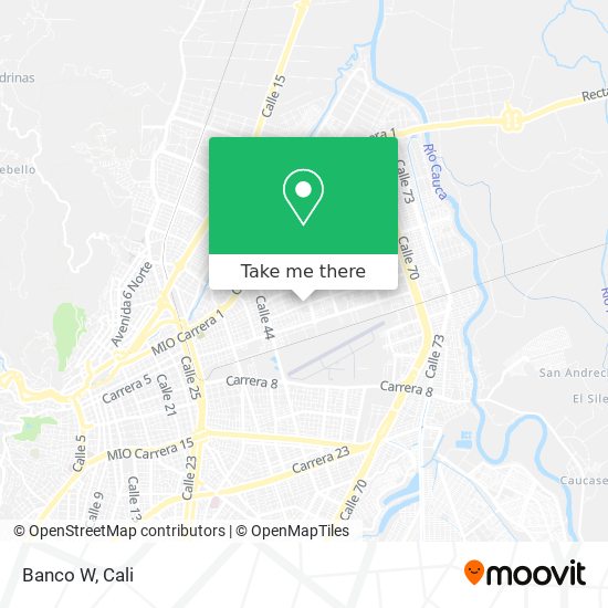 Banco W map