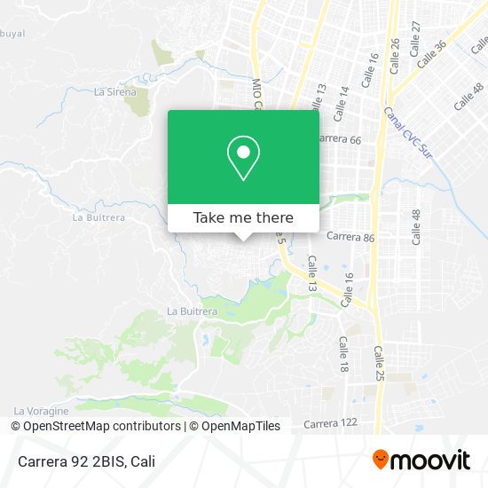Mapa de Carrera 92 2BIS