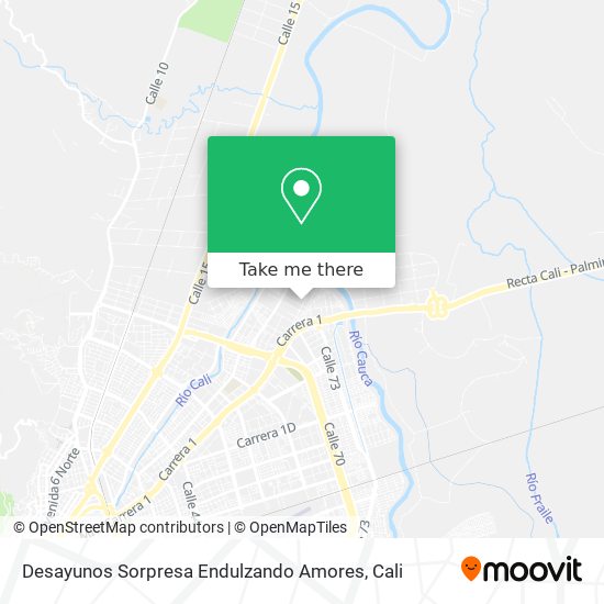 Desayunos Sorpresa Endulzando Amores map