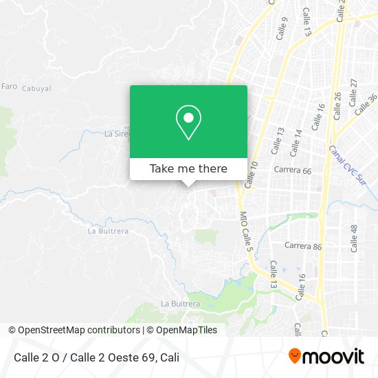 Calle 2 O / Calle 2 Oeste 69 map