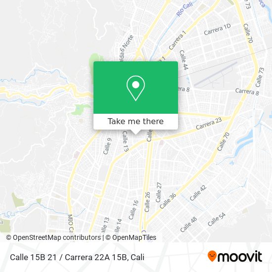 Calle 15B 21 / Carrera 22A 15B map
