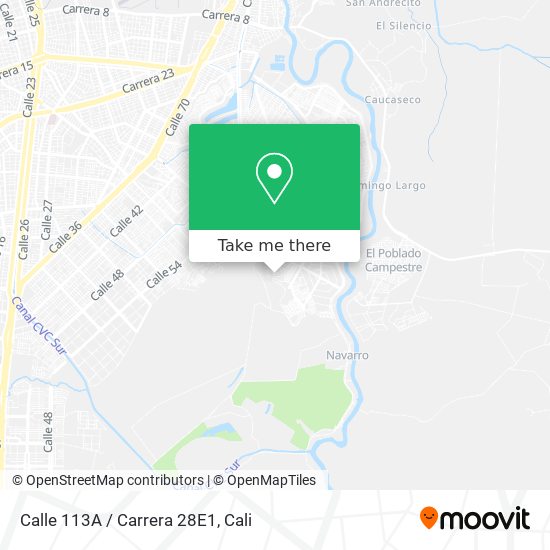 Calle 113A / Carrera 28E1 map