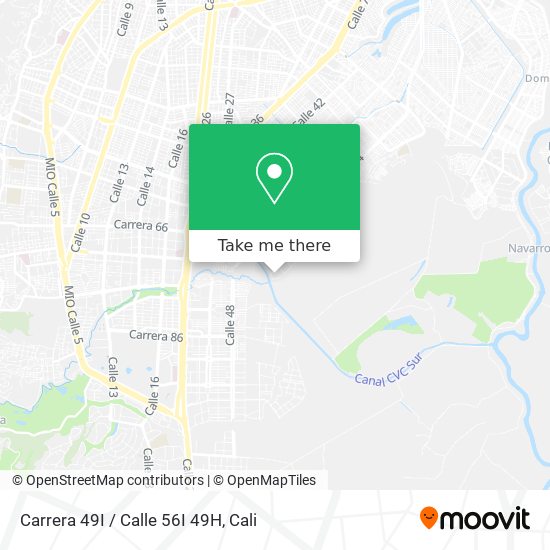 Carrera 49I / Calle 56I 49H map