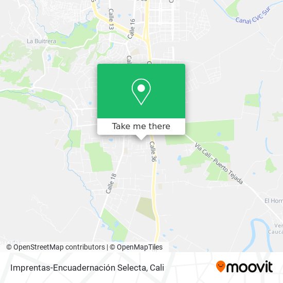 Mapa de Imprentas-Encuadernación Selecta