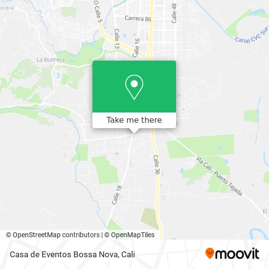 Casa de Eventos Bossa Nova map