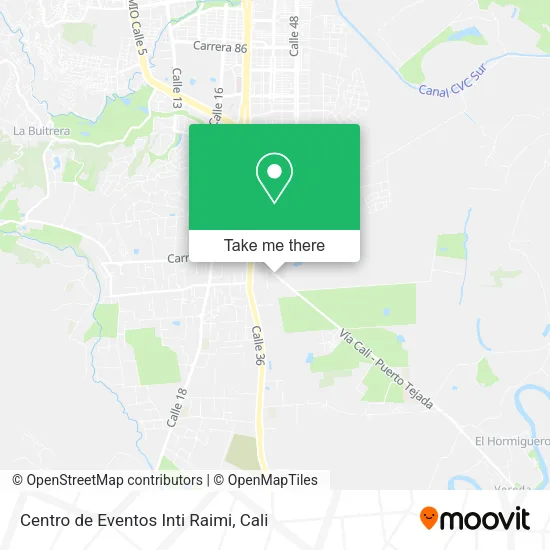 Centro de Eventos Inti Raimi map