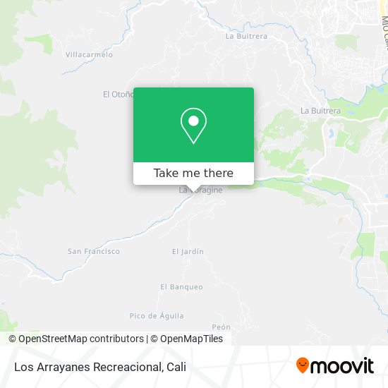Los Arrayanes Recreacional map