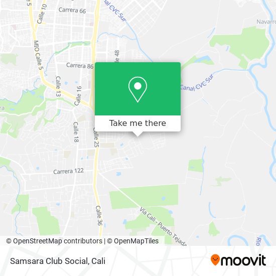Mapa de Samsara Club Social
