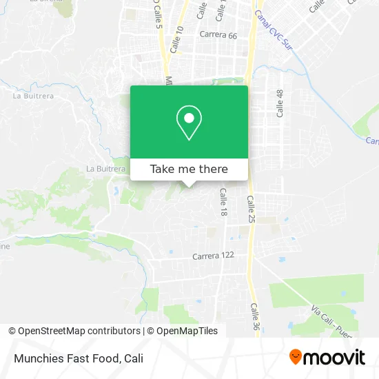 Munchies Fast Food map