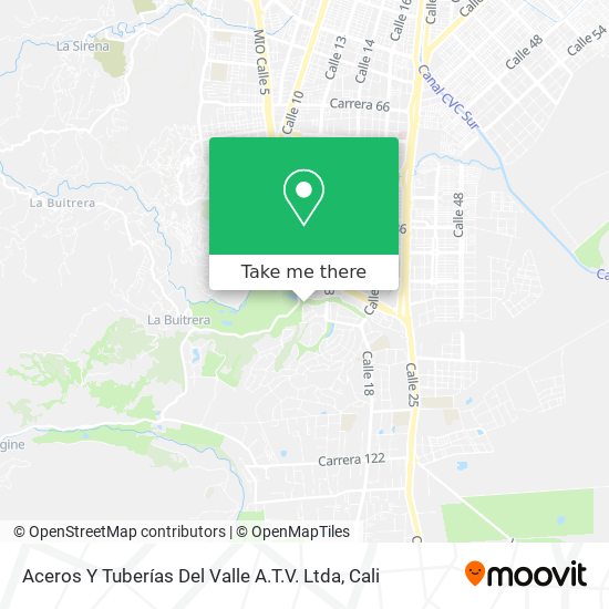 Aceros Y Tuberías Del Valle A.T.V. Ltda map