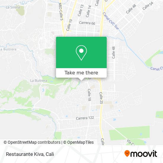 Restaurante Kiva map