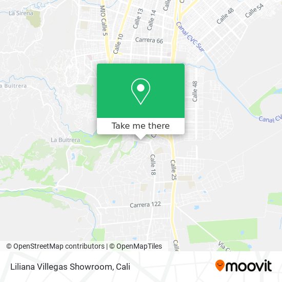Mapa de Liliana Villegas Showroom