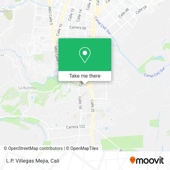 L.P. Villegas Mejia map