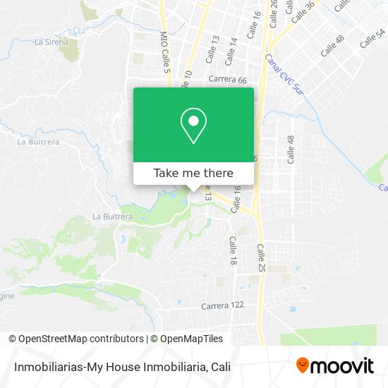 Inmobiliarias-My House Inmobiliaria map