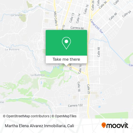 Martha Elena Alvarez Inmobiliaria map