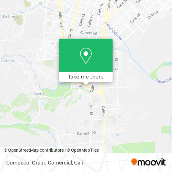Mapa de Compucol Grupo Comercial