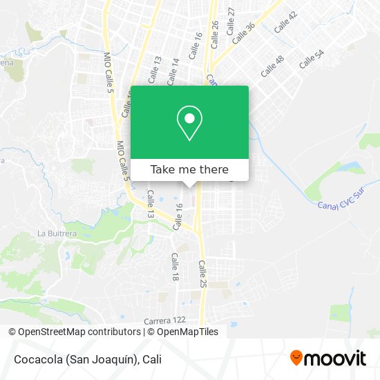 Cocacola (San Joaquín) map
