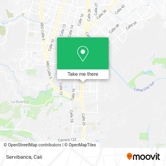 Servibanca map
