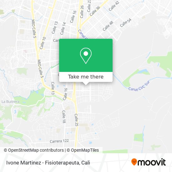 Mapa de Ivone Martinez - Fisioterapeuta