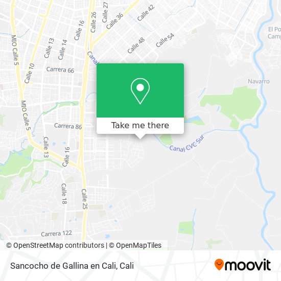 Sancocho de Gallina en Cali map