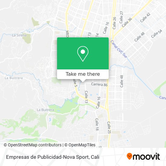Empresas de Publicidad-Nova Sport map