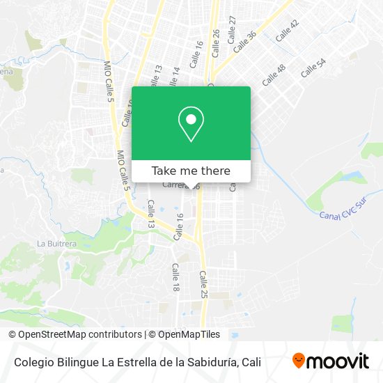 Colegio Bilingue La Estrella de la Sabiduría map
