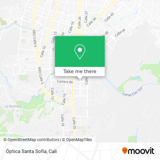 Mapa de Óptica Santa Sofía