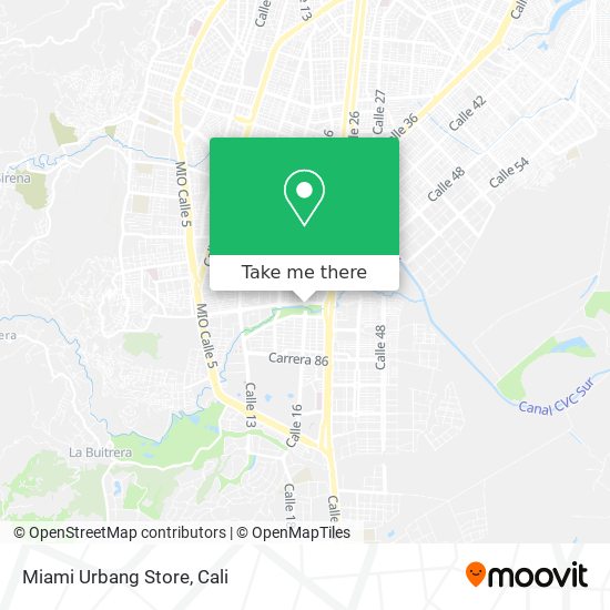 Miami Urbang Store map